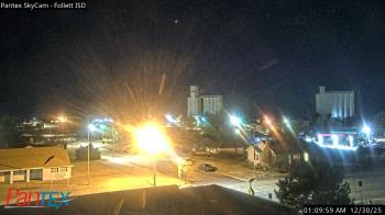 Weather camera view of Follett ISD.