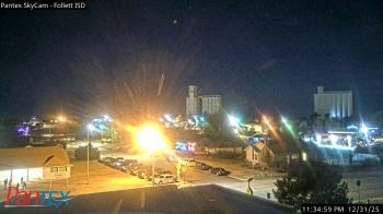 Weather camera view of Follett ISD.