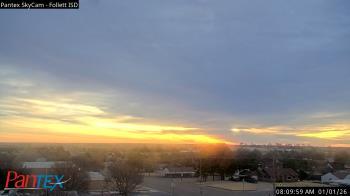 Weather camera view of Follett ISD.