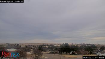 Weather camera view of Follett ISD.