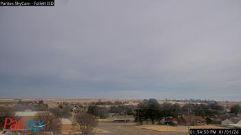 Weather camera view of Follett ISD.