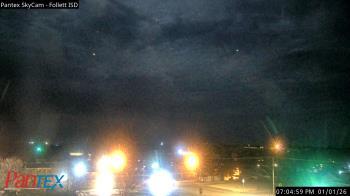 Weather camera view of Follett ISD.