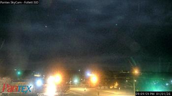 Weather camera view of Follett ISD.