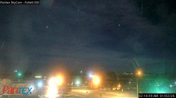 Weather camera view of Follett ISD.