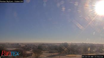 Weather camera view of Follett ISD.