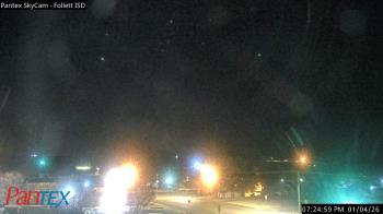 Weather camera view of Follett ISD.