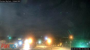 Weather camera view of Follett ISD.