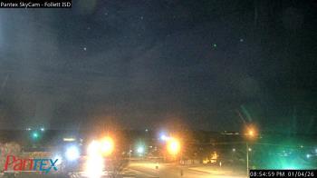 Weather camera view of Follett ISD.