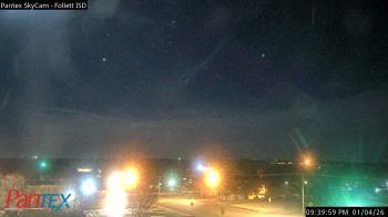 Weather camera view of Follett ISD.