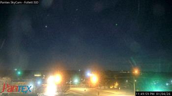 Weather camera view of Follett ISD.