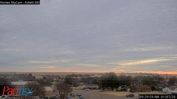 Weather camera view of Follett ISD.