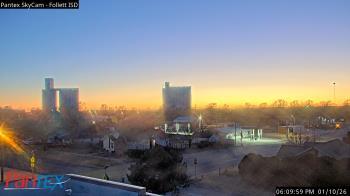 Weather camera view of Follett ISD.