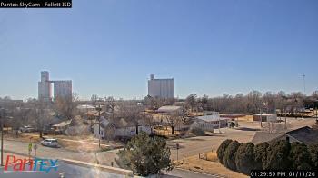 Weather camera view of Follett ISD.