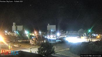 Weather camera view of Follett ISD.