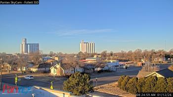 Weather camera view of Follett ISD.