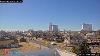 Weather camera view of Follett ISD.