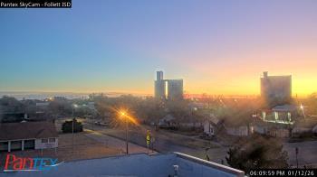 Weather camera view of Follett ISD.
