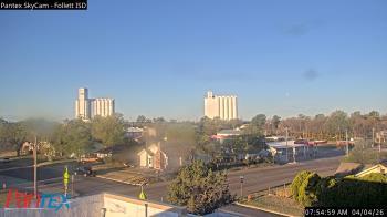 Weather camera view of Follett ISD.