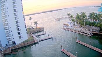 Weather camera view of Sanibel Harbour Yacht Club.