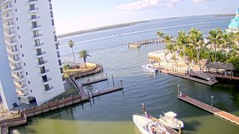 Weather camera view of Sanibel Harbour Yacht Club.
