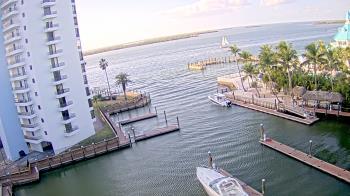 Weather camera view of Sanibel Harbour Yacht Club.