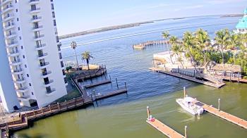 Weather camera view of Sanibel Harbour Yacht Club.