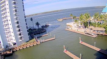 Weather camera view of Sanibel Harbour Yacht Club.