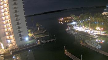 Weather camera view of Sanibel Harbour Yacht Club.