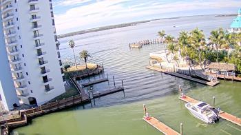 Weather camera view of Sanibel Harbour Yacht Club.