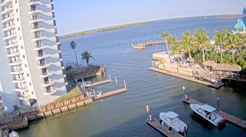 Weather camera view of Sanibel Harbour Yacht Club.