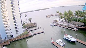 Weather camera view of Sanibel Harbour Yacht Club.