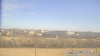 Weather camera view of Fort Hays State University.