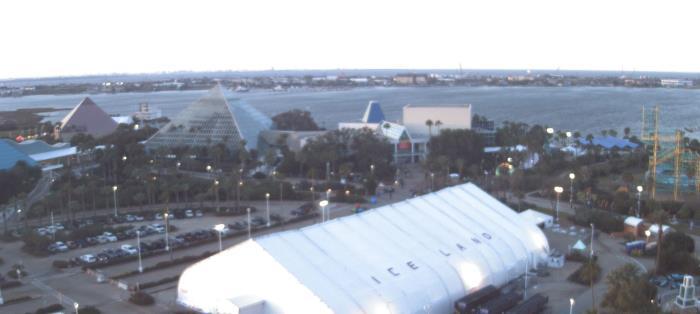 Weather camera view of Moody Gardens Inc..