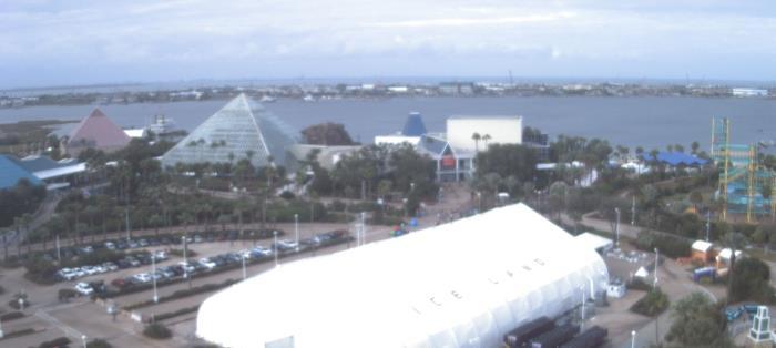 Weather camera view of Moody Gardens Inc..