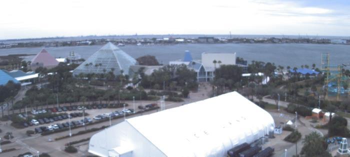 Weather camera view of Moody Gardens Inc..
