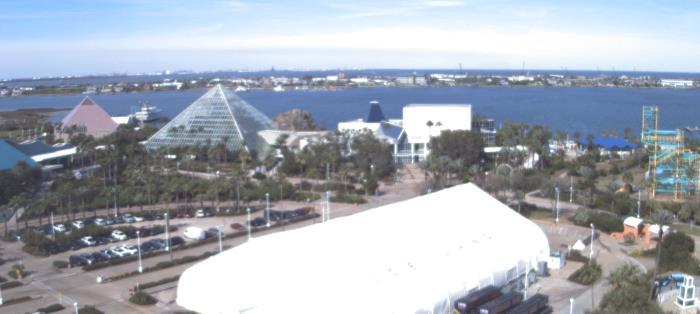 Weather camera view of Moody Gardens Inc..