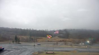 Weather camera view of Garrett County EMA - Grantsville County Roads.