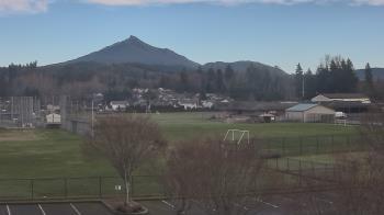 Weather camera view of Granite Falls High School.
