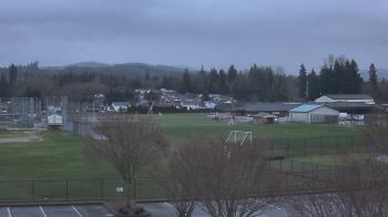 Weather camera view of Granite Falls High School.