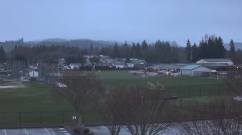Weather camera view of Granite Falls High School.