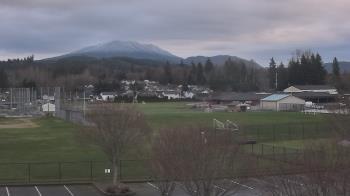 Weather camera view of Granite Falls High School.