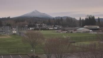 Weather camera view of Granite Falls High School.