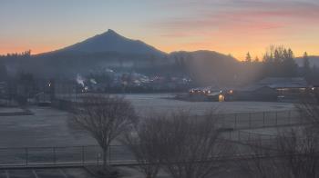 Weather camera view of Granite Falls High School.