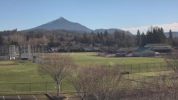 Weather camera view of Granite Falls High School.