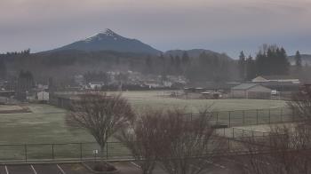 Weather camera view of Granite Falls High School.