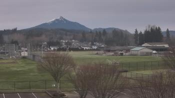 Weather camera view of Granite Falls High School.