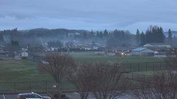 Weather camera view of Granite Falls High School.