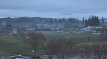 Weather camera view of Granite Falls High School.