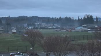 Weather camera view of Granite Falls High School.