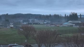 Weather camera view of Granite Falls High School.